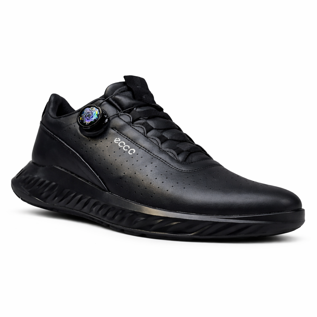 Ecco Black Smart Dial Sneakers