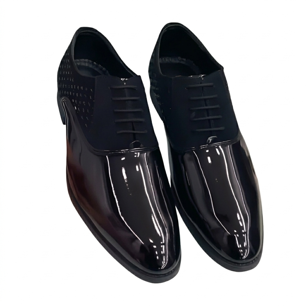 Men?s Premium Black Formal Slip-On Shoes