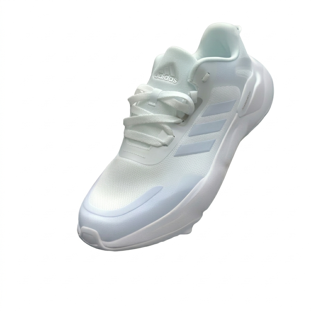 Adidas All-White Lightweight Running Shoes