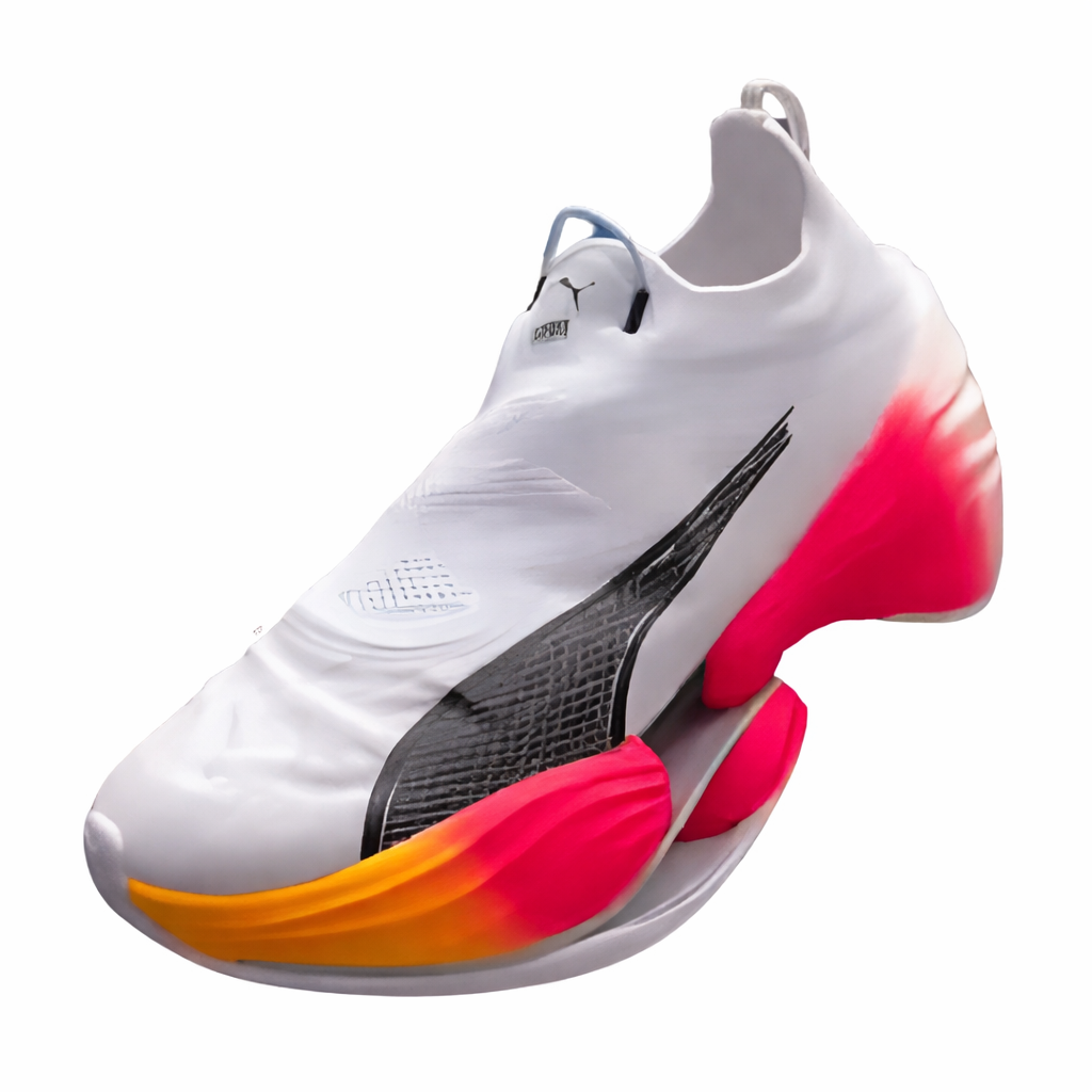 Puma White Slip-On Futuristic Sports Shoes
