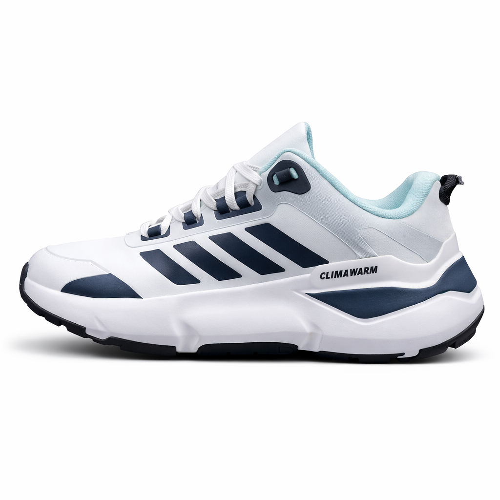 Adidas ClimaWarm White & Navy Sports Shoes