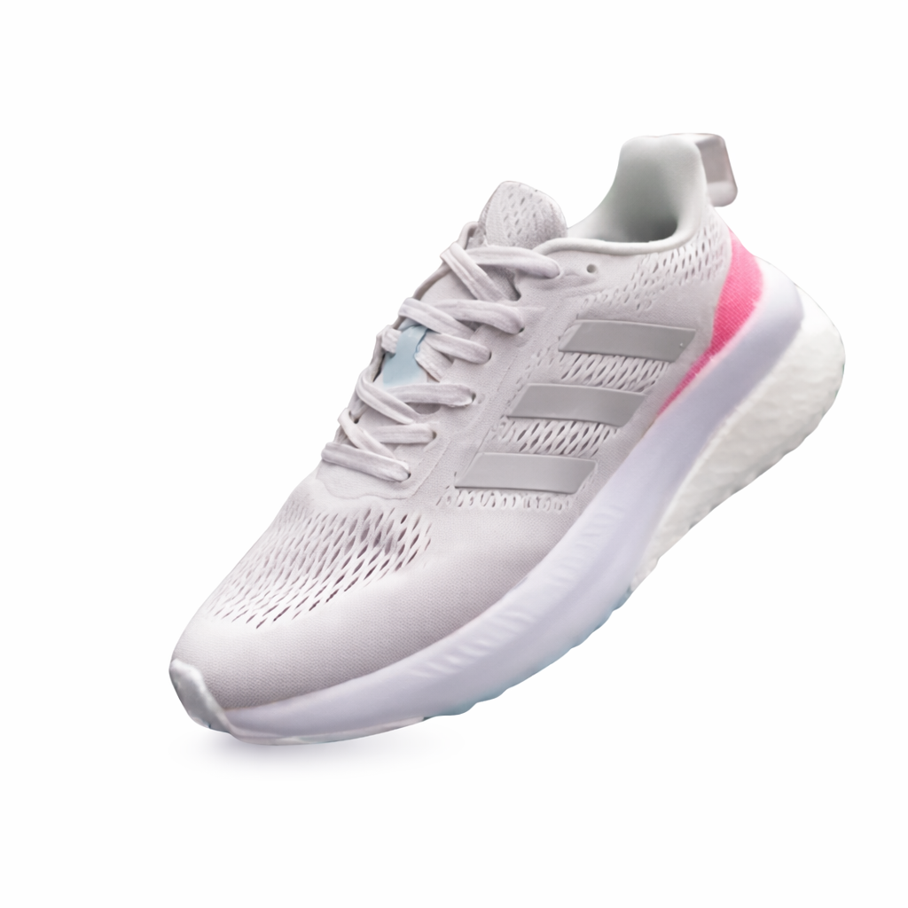 Adidas White Lightweight Running Shoes