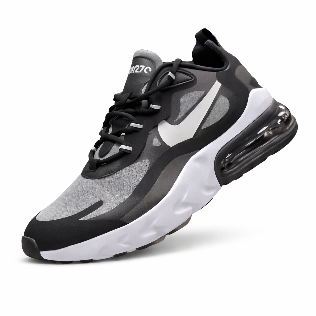 Nike Air Max 270 Black & Grey Sports Sneakers