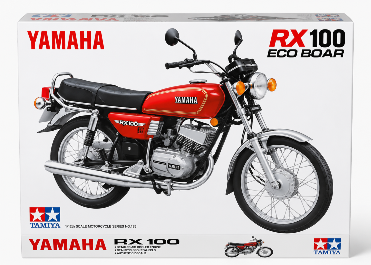 Yamaha RX100 Die-Cast Motorcycle Model | 1:12 Scale Collectible Bike | Premium Alloy Display Model with Display Box