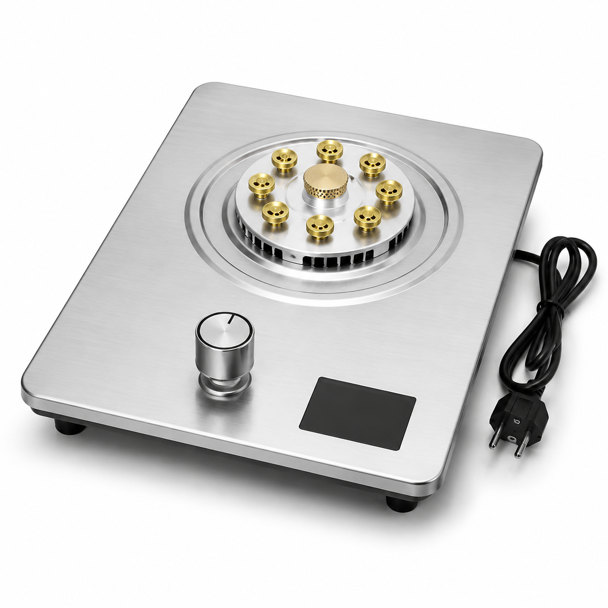 Portable Single Burner Gas Stove – Stainless Steel LPG Cooktop with Auto Ignition | Heavy Duty Kitchen Stove