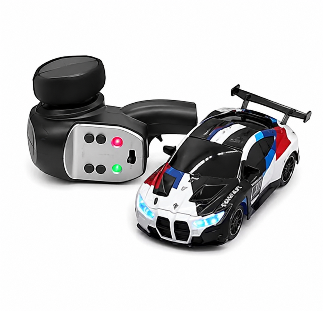 Mini RC Drift Racing Car with Gesture Sensor Remote – Rechargeable High Speed Toy Car with LED Lights