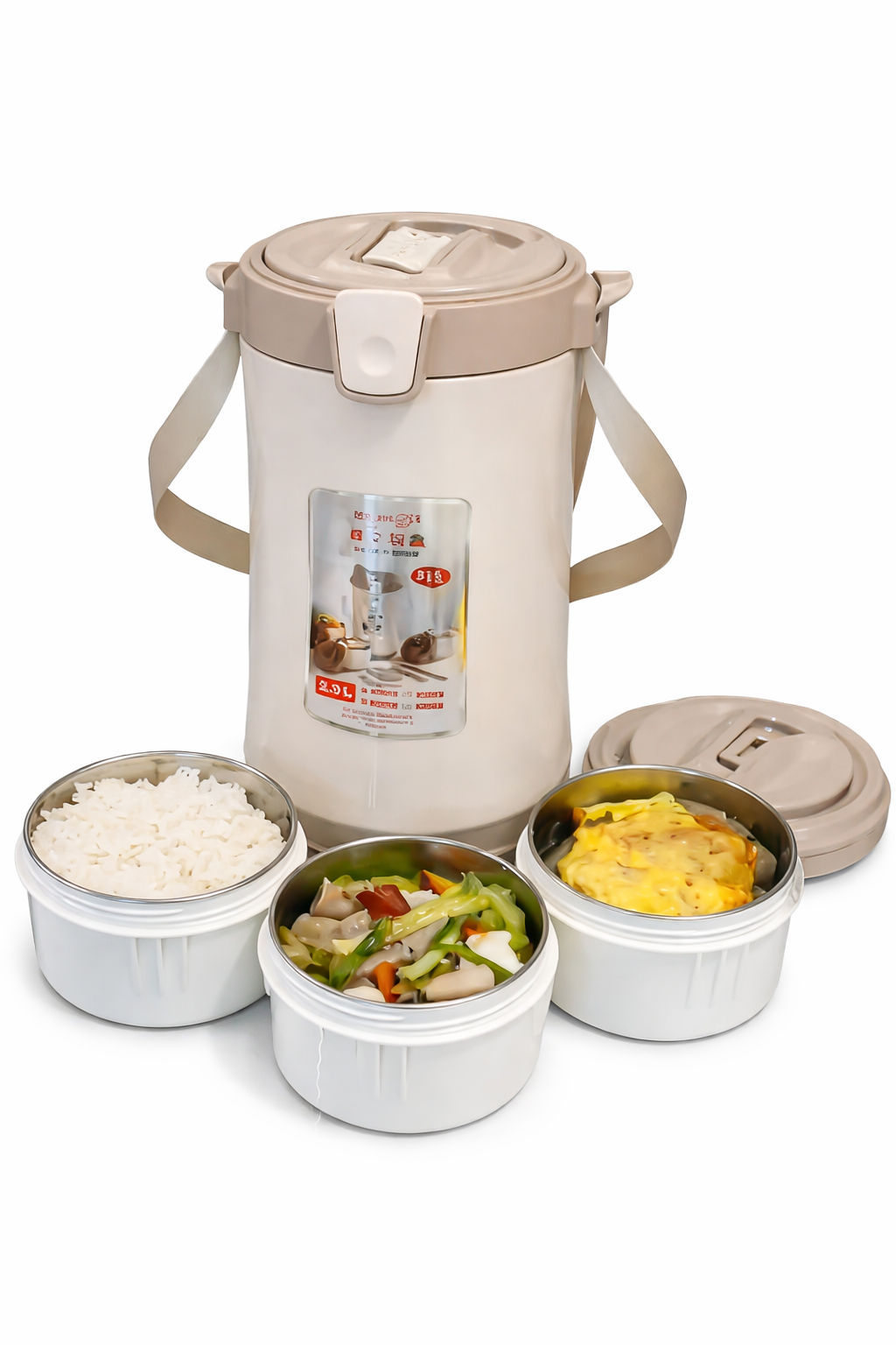 Large Capacity Food Warmer with Containers
